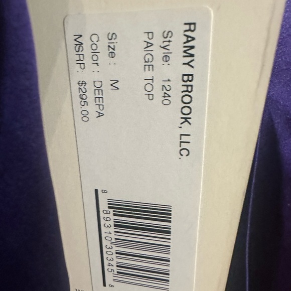 Ramy Brook Deep Purple Satin Dress - Picture 6 of 6